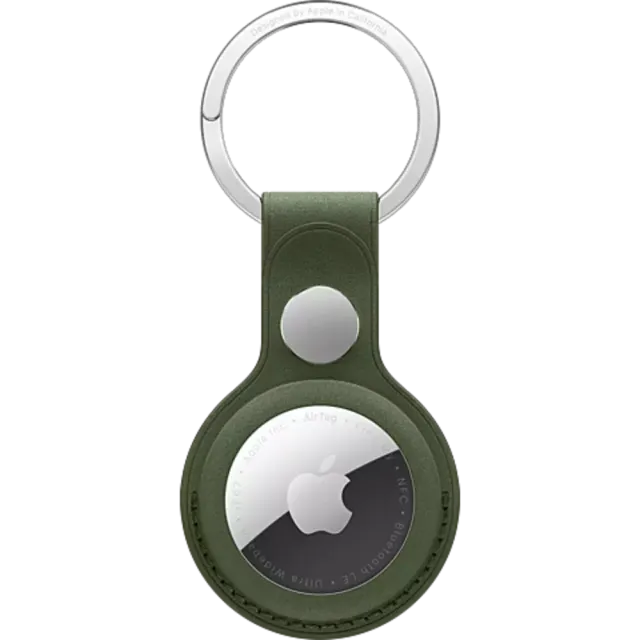 Apple Airtag Schlüsselanhänger Feingewebe Navy