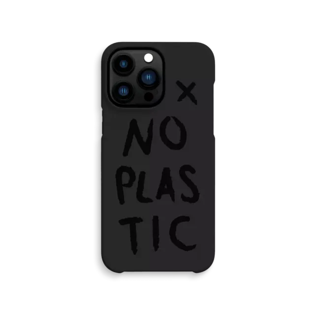 agood Back Case No plastic iPhone 14 Pro Max Charcoal Black