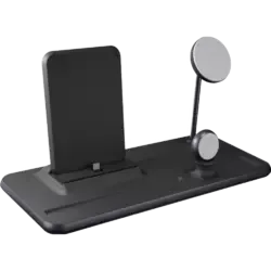Zens 4-in-1 iPad plus MagSafe Charging Station Schwarz