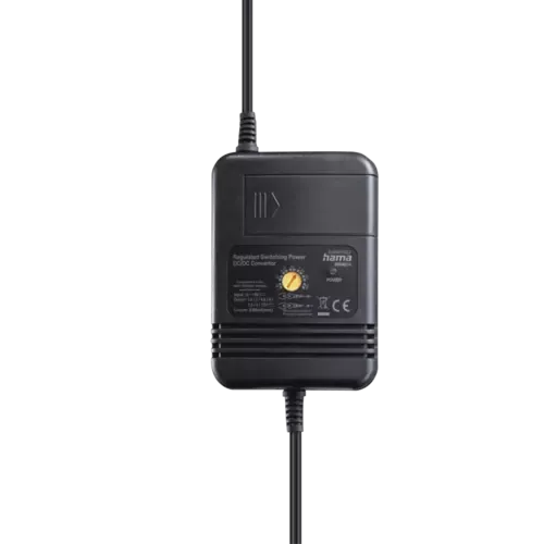 Hama Netzteil für Kfz, einstellbar, 2000mA, 24W, max. 12V, stabilis., 8 Adapter Schwarz