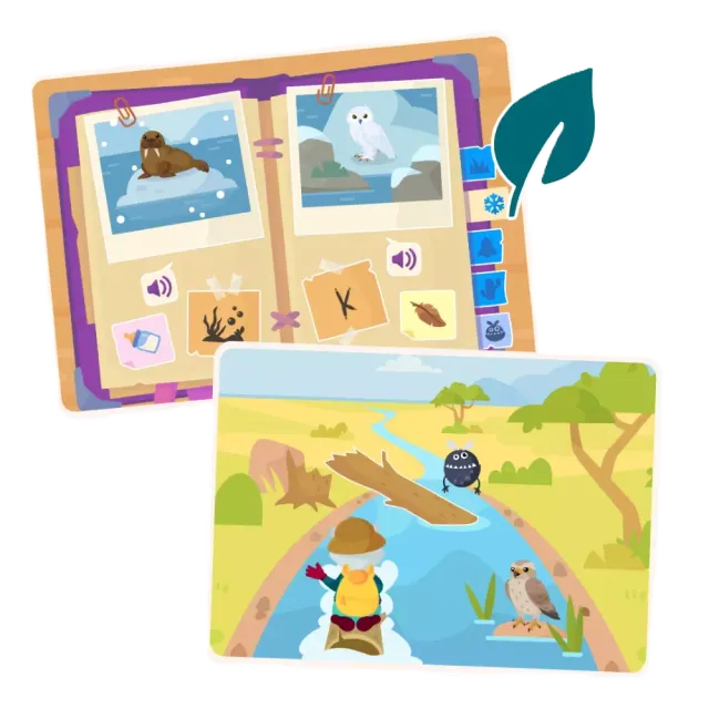 Edurino Lernfigur Edurino Figur Asa 2 - Welt der Tiere Bunt