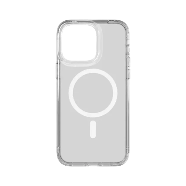 Tech21 Evo Clear Case Kompatibel mit MagSafe für iPhone 14 Pro Max Transparent