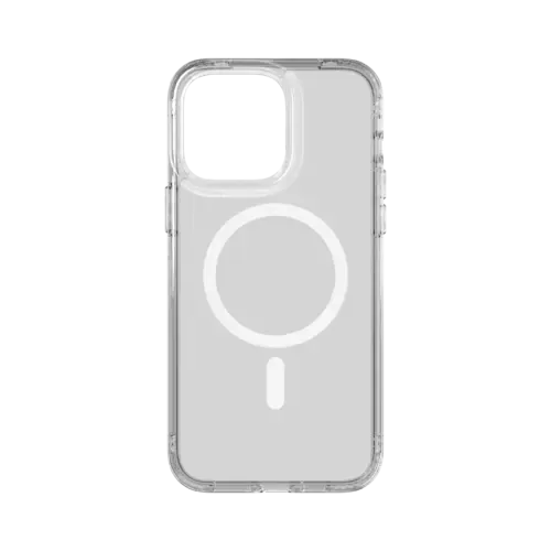 Tech21 Evo Clear Case Kompatibel mit MagSafe für iPhone 14 Pro Max Transparent