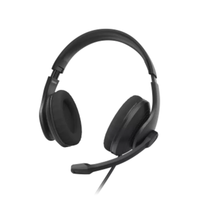 Hama PC-Office-Headset "HS-USB300 V2", Stereo Schwarz