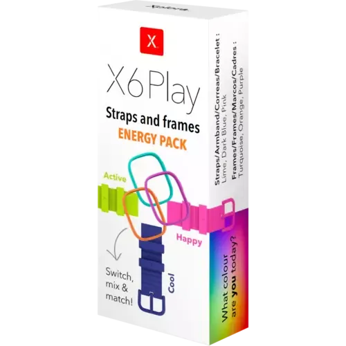 Xplora X6 Straps and Frames (Energy Pack) Erweiterungspaket Bunt