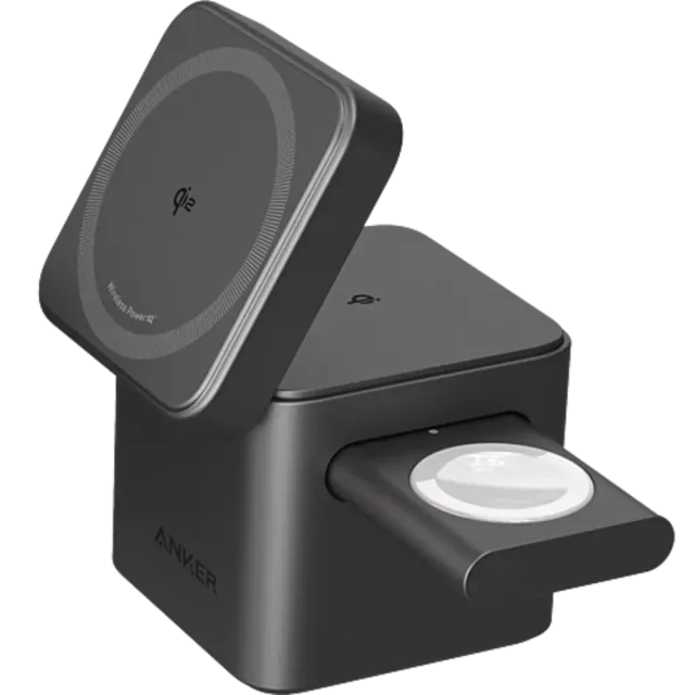 Anker MagGo WirelessStation 3-in-1 Cube Schwarz
