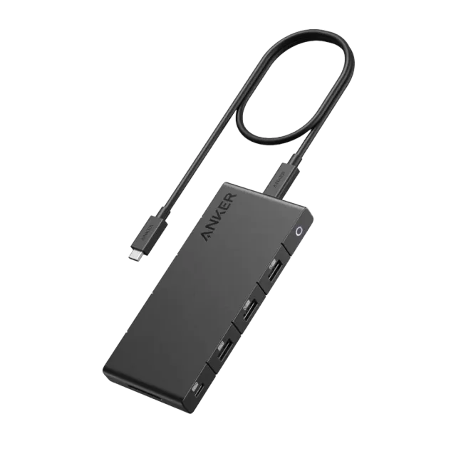 Anker 364 USB-C Hub 10-in-1 Dual 4K HDMI Black