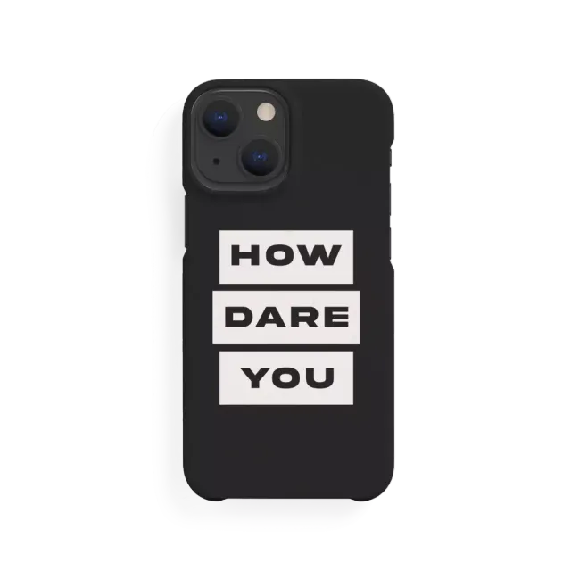 agood Case für Apple iPhone 13 Mini How dare you Mehrfarbig