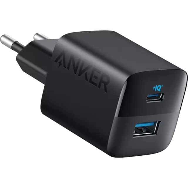 Anker 323 Dual-Port 33W Charger Schwarz