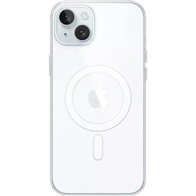 Apple Clear Case iPhone 15 Plus mit MagSafe Transparent