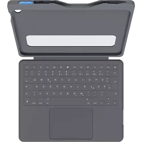 DEQSTER Smart Rugged Touch+ Keyboard Apple iPad 10.2" Space Grau