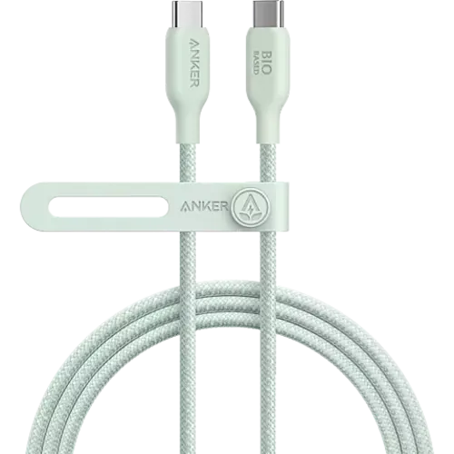 Anker Bio-Based USB-C auf USB-C Kabel 180 cm Grün