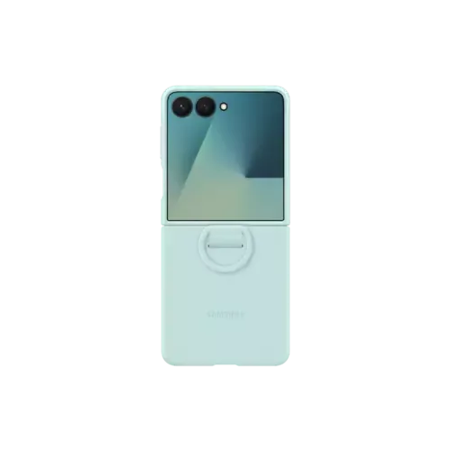 Samsung Galaxy Z Flip 7 Silicone Ring Case Mint