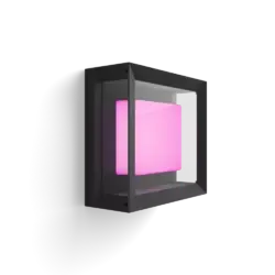 Philips Hue White & Color Ambience Econic Wandleuchte quadratisch Schwarz
