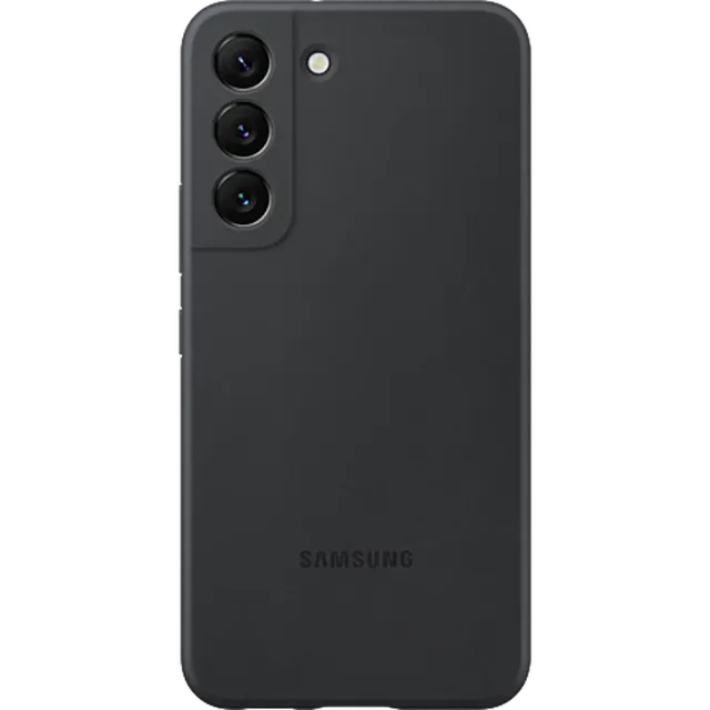 Samsung Silicone Cover Galaxy S22 5G Schwarz