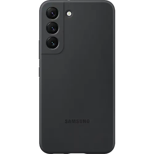 Samsung Silicone Cover Galaxy S22 5G Schwarz