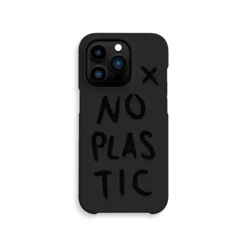 agood Back Case No plastic iPhone 14 Pro Charcoal Black