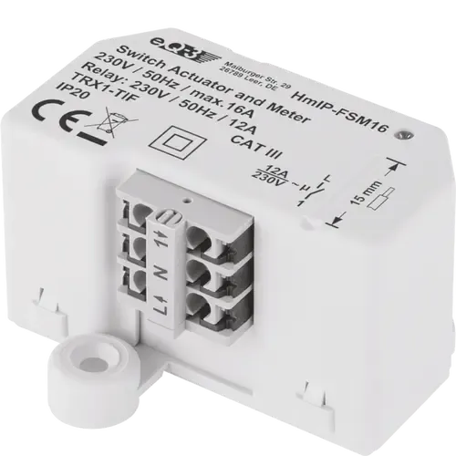 eQ-3 Homematic IP Schalt-Mess-Aktor (16 A) Unterputz Weiß