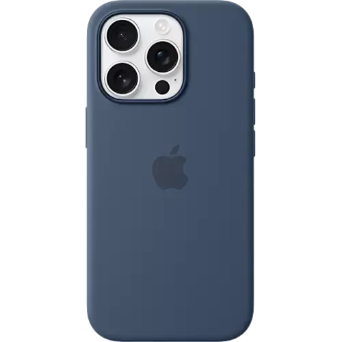 Apple Silikon Case iPhone 16 Pro Denim