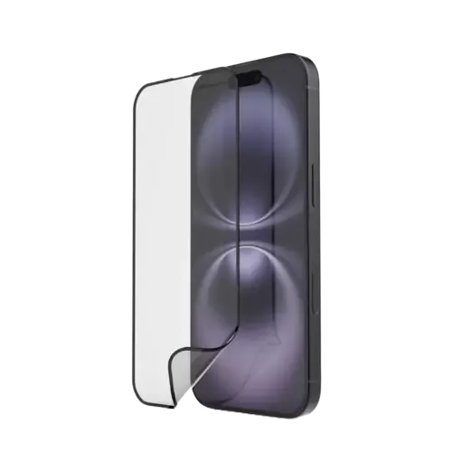 Hama Handy-Schutzglas "Super Hybrid" für Apple iPhone 16 Montagehilfe Durchsichtig