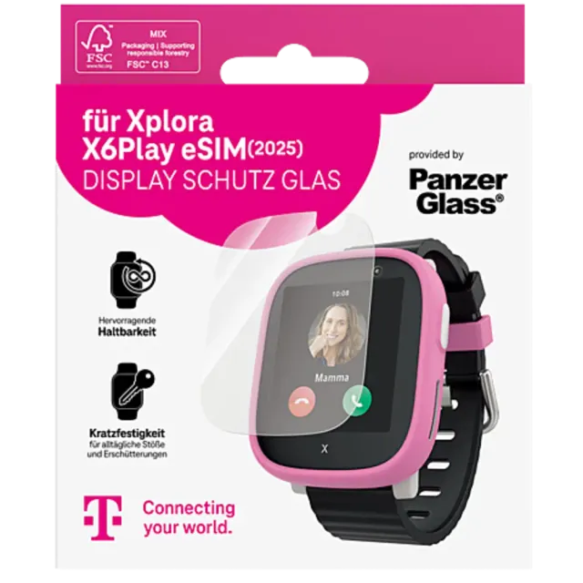 PanzerGlass Displayschutz Xplay 6 Kids Watch Transparent
