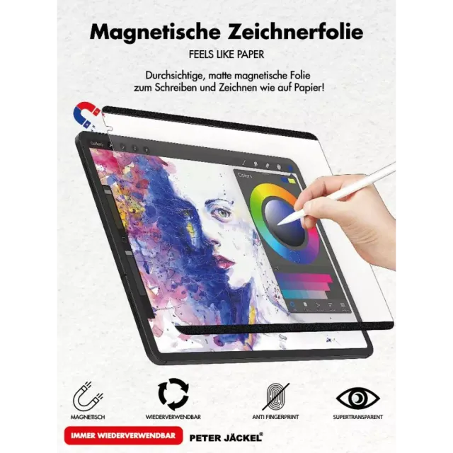 Peter Jäckel Magnet Paperlike Folie Apple iPad Pro 11| iPad Air