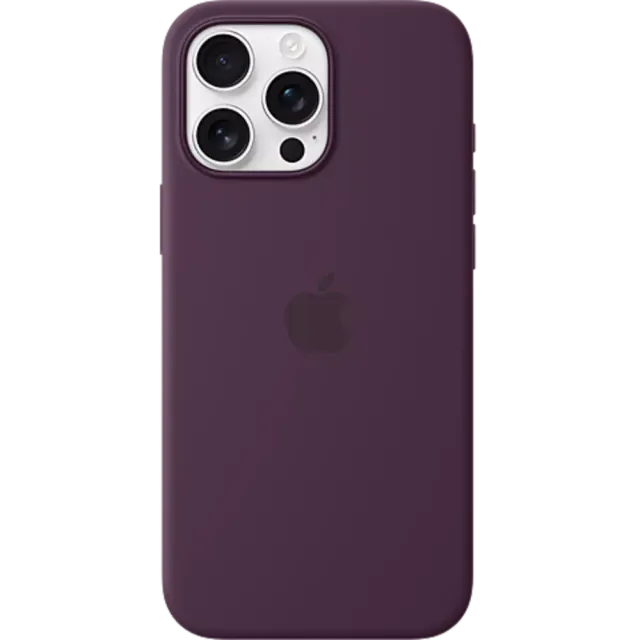 Apple Silikon Case iPhone 16 Pro Max Pflaume