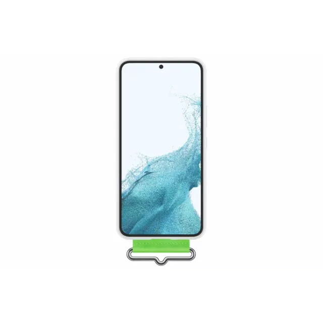 Samsung Galaxy S22 Silicone Cover Strap Weiß