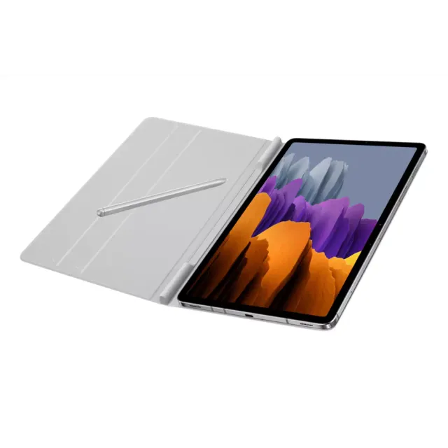 Samsung Galaxy Tab S8/S7 Book Cover Light Gray