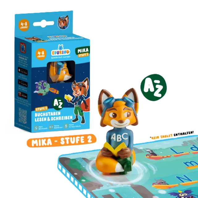 Edurino Figur Mika 2 - Buchstaben lesen & schreiben Bunt
