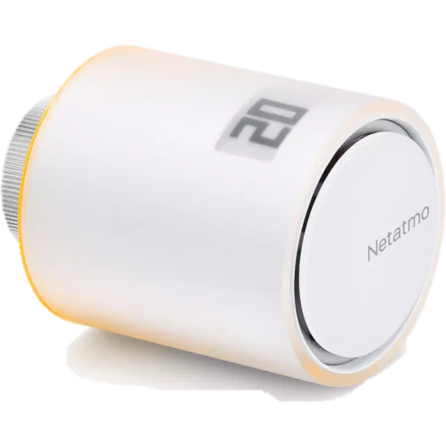 Netatmo Smartes Heizkörperthermostat, einzeln (Relay vorausgesetzt) Weiß