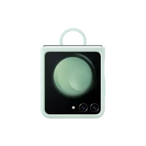 Samsung Silicone Case with Ring Galaxy Z Flip5 Mint