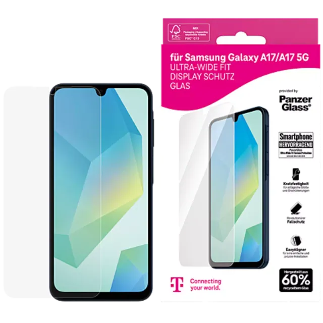 PanzerGlass Displayschutz Samsung Galaxy A17 Transparent