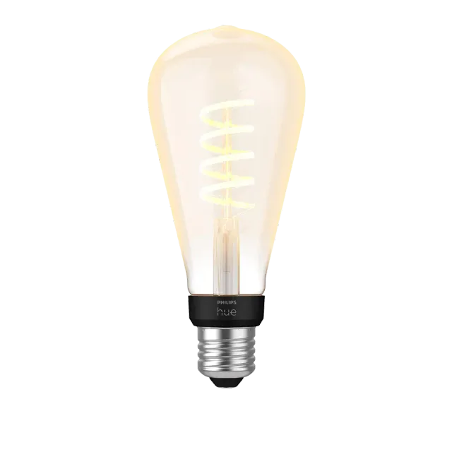 Philips Hue White Ambiance E27 Einzelpack Giant Edison ST72 Filament Weiß