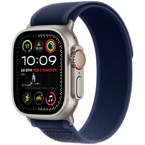 Apple Watch Ultra 2 Titan Trail Loop Natur/Blau M/L