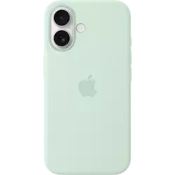 Apple Silikon Case iPhone 16 Aquamarin