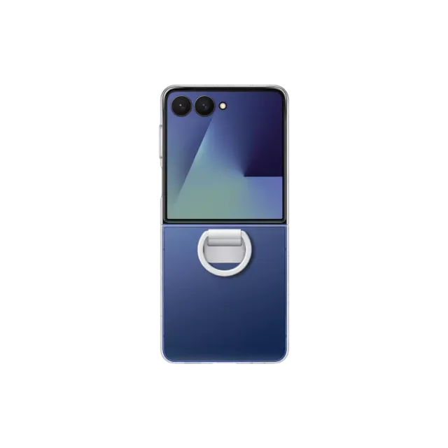 Samsung Galaxy Z Flip 7 Clear Ring Case Transparent