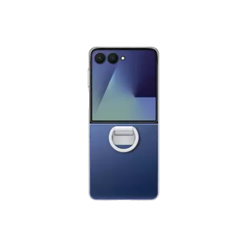 Samsung Galaxy Z Flip 7 Clear Ring Case Transparent