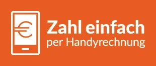 Zahl einfach per Handyrechnung