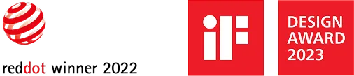 Awards: reddot winner 2022 & Design Award 2023