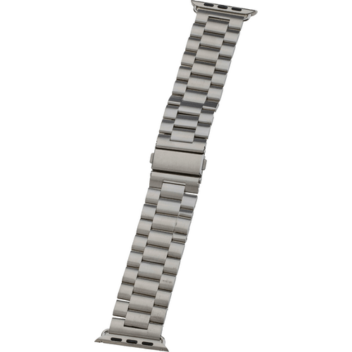 Peter Jäckel WATCH BAND Apple Watch Ultra 49mm/ Watch 45/44mm (Series 4 - 9)/ 42mm (Series 1 - 3) Stainless Silber