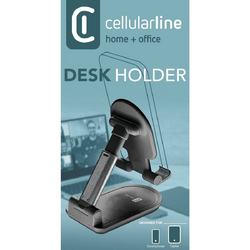 Cellularline Desk Holder - Universal Smartphones and Tablets Schwarz