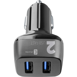 Cellularline USB Car Charger Multipower 2 Fast 18W