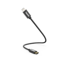 Hama USB-Kabel USB-C - Lightning Nylon