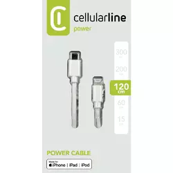 Cellularline Power Data Cable 1,2 m USB Typ-C