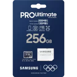 Samsung microSD Card PRO Ultimate 256 GB Blau