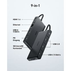 Anker 552 USB-C Hub (9-in-1 4K HDMI)