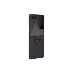 Samsung Galaxy Z Flip 7 Silicone Ring Case Black