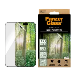PanzerGlass ECO MATRIX Screen Protector iPhone 16 Pro Max | Ultra-Wide Fit