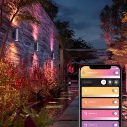 Philips Hue White & Color Ambience Appear Wandleuchte rund Silber